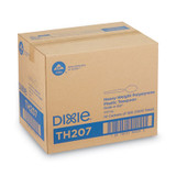 Dixie® Plastic Cutlery, Heavyweight Teaspoons, White, 100-box TH207 USS-DXETH207