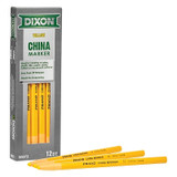 Phano China Marker, Yellow, 1/2 in Tip, Peel-Away Wrapper