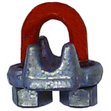 Forged Wire Rope Clips, 5/8 in, Galvanized Zinc