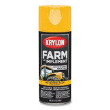 Farm and Implement Enamel Paint, 12 oz, New Equipment Yellow, High Gloss