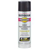 Professional Enamel Spray Paint, 15 oz, Black, Gloss Finish