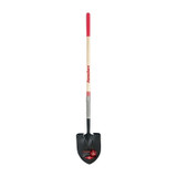 Round Point Digging Shovel, 9.5 in W x 12 in L Blade, 48 in North American Hardwood Straight Handle, PowerStep/SuperSocket