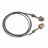 Glide No Roll Twist-In Earplug, Foam, Camo, Corded