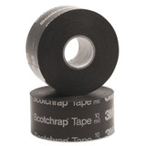 Scotchrap All-Weather Corrosion Protection Tape 50 and 51, Unprinted, 100 ft x 2 in, 10 mil, Black