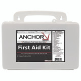 25 Person First Aid Kit, Plastic Case, Wall Mount