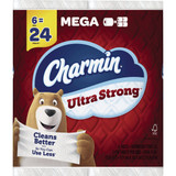 Charmin Ultra Strong Toilet Paper (6 Mega Rolls) 3077204176 Pack of 4