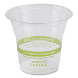 World Centric® PLA Clear Cold Cups, 5 oz, Clear, 2,000/Carton CP-CS-5