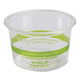 World Centric® PLA Clear Cold Cups, 4 oz, Clear, 1,000/Carton CP-CS-4S