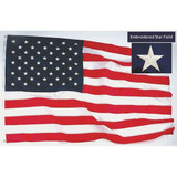 Nylglo US Flag,12x18 Ft,Nylon  1656