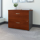 Bush Business Furniture Series C Lateral File Cabinet in Hansen Cherry WC24454CSU