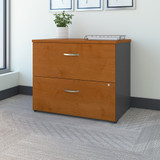 Bush Business Furniture Series C Lateral File Cabinet in Natural Cherry WC72454CSU