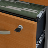 Bush Business Furniture Series C 2 Drawer Mobile File Cabinet - Assembled WC72452SU B-WC72452SU