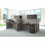 Bush Business Furniture Office in an Hour Storage and Accessory Kit in Mocha Cherry WC36890-03K