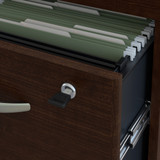 Bush Business Furniture Series C 60W U Shaped Desk with 3 Drawer Mobile File Cabinet SRC148MRSU B-SRC148MRSU