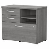 Bush Business Furniture Studio C Office Storage Cabinet with Drawers and Shelves SCF130PGSU