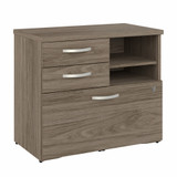 Bush Business Furniture Studio C Office Storage Cabinet with Drawers and Shelves SCF130MHSU
