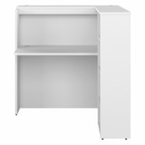 Bush Business Furniture Studio C 48W Privacy Desk with Shelves SCD248WHK B-SCD248WHK