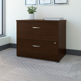 Bush Business Furniture Office in an Hour Lateral File Cabinet in Mocha Cherry OIAH011MRSU