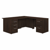 Bush Business Furniture Office 500 72W L Shaped Executive Desk with Drawers OF5004BWSU