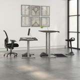 Move 60 Series by Bush Business Furniture 72W x 30D Height Adjustable Standing Desk M6S7230SGSK B-M6S7230SGSK