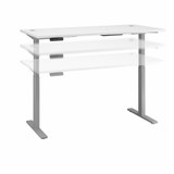 Move 60 Series by Bush Business Furniture 72W x 30D Height Adjustable Standing Desk M6S7230WHSK