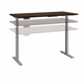 Move 60 Series by Bush Business Furniture 72W x 30D Height Adjustable Standing Desk M6S7230MRSK