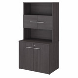 Bush Business Furniture Office 500 36W Tall Storage Cabinet with Doors and Shelves OF5008SGSU
