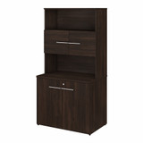 Bush Business Furniture Office 500 36W Tall Storage Cabinet with Doors and Shelves OF5008BWSU