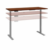 Move 60 Series by Bush Business Furniture 60W x 30D Height Adjustable Standing Desk M6S6030HCSK