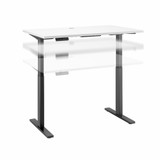 Move 60 Series by Bush Business Furniture 48W x 24D Electric Height Adjustable Standing Desk M6S4824WHBK