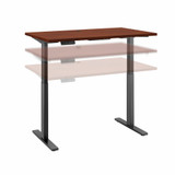 Move 60 Series by Bush Business Furniture 48W x 24D Height Adjustable Standing Desk M6S4824HCBK