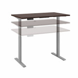 Move 60 Series by Bush Business Furniture 48W x 24D Height Adjustable Standing Desk M6S4824MRSK