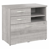 Bush Business Furniture Studio A Office Storage Cabinet with Drawers and Shelves SDF130PGSU-Z