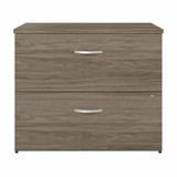 Bush Business Furniture Hybrid 2 Drawer Lateral File Cabinet - Assembled HYF136MHSU-Z B-HYF136MHSU-Z