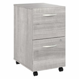 Bush Business Furniture Hybrid 2 Drawer Mobile File Cabinet - Assembled HYF116PGSU-Z