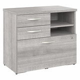 Bush Business Furniture Hybrid Office Storage Cabinet with Drawers and Shelves HYF130PGSU-Z