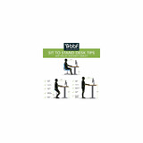 Move 60 Series by Bush Business Furniture 48W x 24D Electric Height Adjustable Standing Desk M6S4824PGBK B-M6S4824PGBK