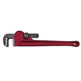 Adjustable Pipe Wrench, 15 Head Angle, Drop Forged Steel Jaw, 14 in