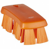 Vikan Cleaning Brush,6 7/8 in L,Orange Bristle 38917
