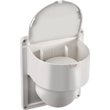 Lambro 4 In. Exhaust Wall Dryer Vent with Floating Damper