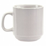 Crestware Mug,12 fl oz,White,PK36 AL15