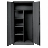 Hallowell Storage Cabinet,78"x36"x24",Black,4Shlv 855C24A-ME