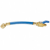Yellow Jacket Low Side Hose,Low Loss,9 In,Blue 25202