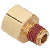 Parker Adapter, Brass, 3/8 x 1/8 in,FNPT x MNPT VS222P-6-2
