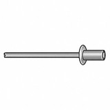 Stanley Engineered Fastening Blind Rivet,1.646" L,0.186" dia,PK250 AD62AH200