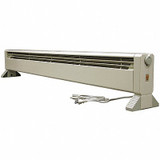 Dayton Prtble Elctrc Baseboard Heater,58"L,120V 54UD13