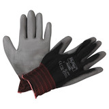 11-600 Palm-Coated Gloves, Size 6, Black