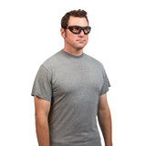 Milwaukee Tool SafetyGlasses,Clr,Polarized,Blk-Rd 48-73-2041