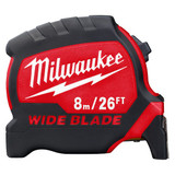 Milwaukee Tool Tape Measure,Blade 26 ft./8m L 48-22-0226