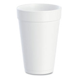 Dart® Foam Drink Cups, 16 Oz, White, 25/bag, 20 Bags/carton W16J5-0500